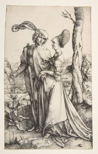 La Promenade, vers 1498