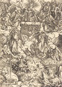 Les sept anges avec les trompettes, 1498 - Albrecht Dürer