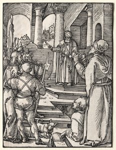 La Petite Passion : Christ devant Pilate, vers 1509-1511 - Albrecht Dürer