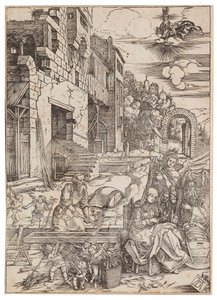 Le séjour de la Sainte Famille en Égypte, de La Vie de la Vierge, vers 1504 - Albrecht Dürer
