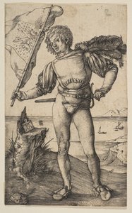 Le Porte-étendard, vers 1501 - Albrecht Dürer