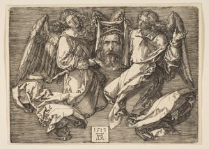 Le Suaire montré par deux anges, 1513 - Albrecht Dürer