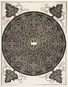 Le Troisième Nœud. Rondelle Entrelacée avec Huit Couronnes et un Écusson Festonné - Albrecht Dürer