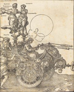 Le Char triomphal de Maximilien I (Le Grand Char triomphal) [planche 2 de 8] - Albrecht Dürer