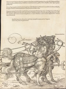 Le char triomphal de Maximilien I (Le grand char triomphal) [planche 7 de 8]