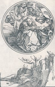 La Vierge couronnée par deux anges, vers 1515 1906 - Albrecht Dürer