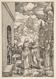 La Visitation, de La Vie de la Vierge, 1503-4
