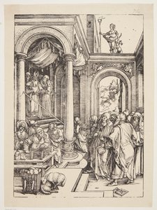 La présentation de la Vierge au temple - Albrecht Dürer