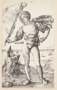 Le porte-étendard - Albrecht Dürer