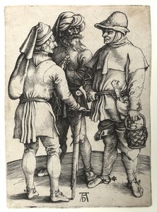 Trois villageois en conversation, c.1497