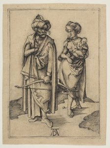 Famille turque, vers 1496