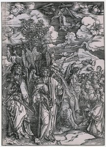 Quatre anges retenant les vents / Le sceau des élus, V. Figure, feuille 7 de la série « L