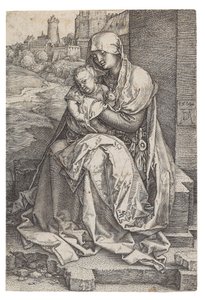 Vierge et Enfant assis près du mur, 1514