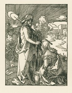 Le Christ apparaissant à Marie-Madeleine - Noli Me Tangere, vers 1510 (gravure sur bois) - Albrecht Dürer or Duerer