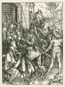 Christ portant la croix, vers 1498-99 (gravure sur bois)