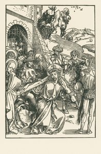Le Christ portant la croix, vers 1500 (gravure sur bois) - Albrecht Dürer or Duerer