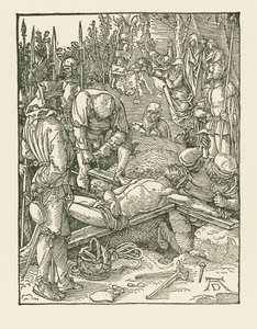 Le Christ cloué sur la croix, vers 1509 (gravure sur bois) - Albrecht Dürer or Duerer