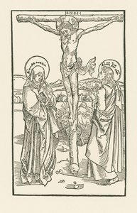 Le Christ en croix avec Marie, la Vierge et saint Jean - Albrecht Dürer or Duerer