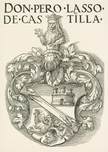 Armoiries de Don Pedro Lasso de Castilla, vers 1530 (gravure sur bois) - Albrecht Dürer or Duerer