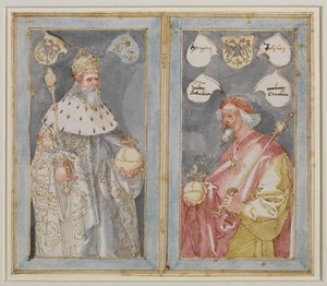 Empereurs Charlemagne et Sigismond, vers 1507 - 1510 - Albrecht Dürer