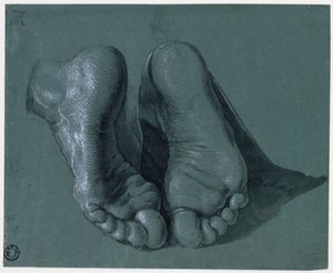 Étude de pieds - Dessin de Albrecht Dürer
