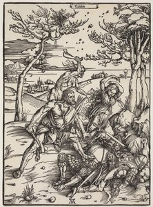 Hercule conquérant Cacus, c.1496 - Albrecht Dürer
