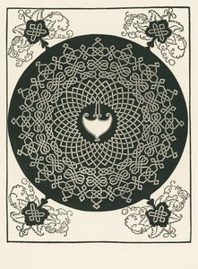 Nœud avec centre en forme de cœur et motif angulaire - Albrecht Dürer or Duerer