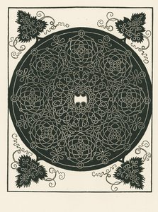 Nœud avec une longue pièce centrale hexagonale et des volutes rondes - Albrecht Dürer or Duerer