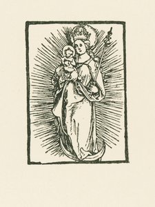 La Vierge Marie, reine du ciel au soleil - Albrecht Dürer or Duerer