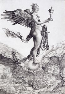 Némésis (La Grande Fortune) - Albrecht Dürer