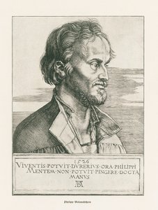 Philipp Melanchthon. 1526 (gravure) - Albrecht Dürer or Duerer