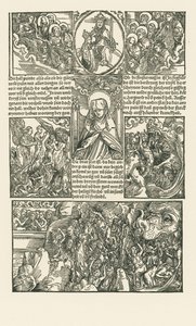 Sainte Birgitta et la Vierge intercédant pour les damnés - Albrecht Dürer or Duerer