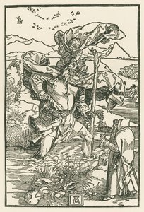 Saint Christophe, vers 1503-04 (gravure sur bois) - Albrecht Dürer or Duerer