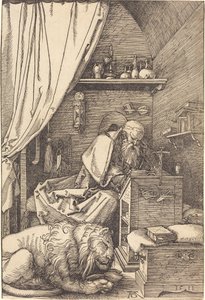 Saint Jérôme dans sa cellule - Albrecht Dürer