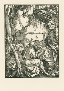 Saint Jérôme dans la caverne - Albrecht Dürer or Duerer