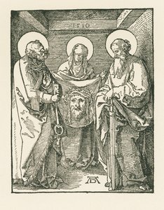 Sainte Véronique entre les saints Pierre et Paul - Le Sudarium de Sainte Véronique - Albrecht Dürer or Duerer