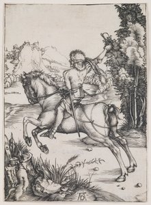 Le Petit Courrier, vers 1496 (gravure) - Albrecht Dürer or Duerer