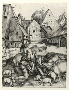 Le fils prodigue - Albrecht Dürer