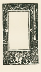 Page de titre de Plutarque : De his qui tarde - Albrecht Dürer or Duerer