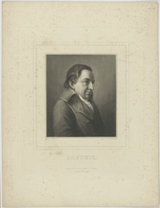 Portrait de Johann Gottlieb Fichte 1762-1814