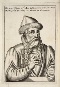 John Guttemberg, de Mechanick Exercises: or The Doctrine of Handy-Works applied to the Art of Printing, pub. 1683