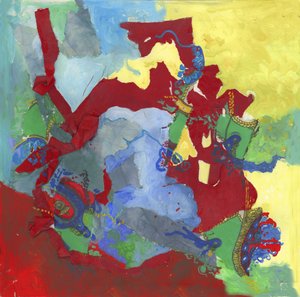 Collage abstrait plein de vie - Alejandra Winkhaus