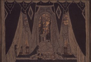 Décor de scène pour la pièce Don Juan de J.-B. Molière, 1910 - Aleksandr Jakovlevic Golovin