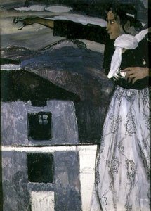Femme en gris - Aleksandr Jakovlevic Golovin