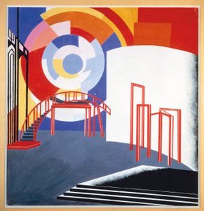 Esquisse pour un décor scénique, vers 1924