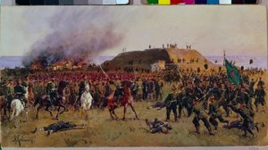 La prise de la forteresse de Gorni Dubnik le 24 octobre 1877