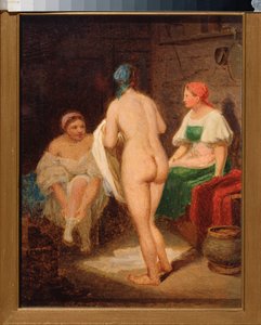 Dans le bain de vapeur