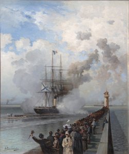 Clipper à vis russe Razboynik, 1888