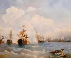 La bataille navale de Reval le 13 mai 1790, années 1860