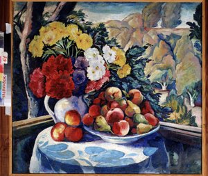 Nature morte sur la véranda